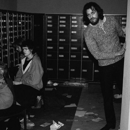 Marijke Demuynck's ex-husband, Clark Olofsson, during his youth.